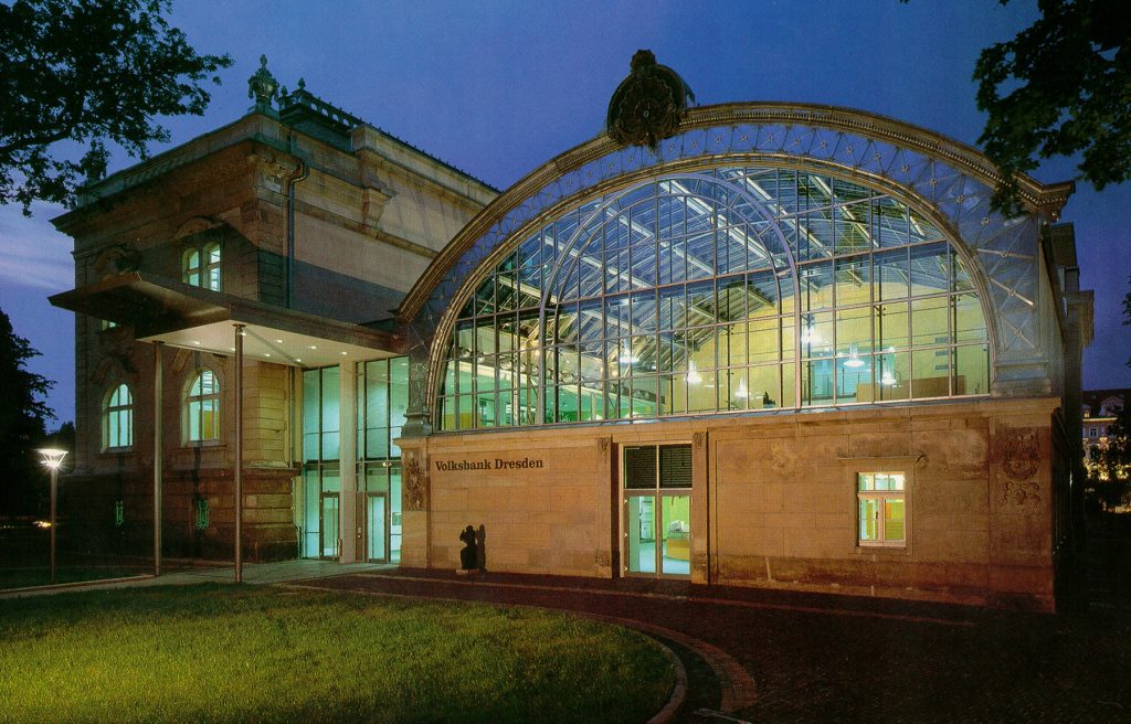 Villa Eschebach Zentrale Dresdner Volksbank Albertplatz, Dresden